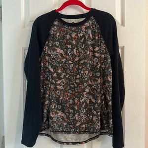 LL Bean Women's Mid-weight Base-layer Top, Merino Wool, sz Large, Item 502618